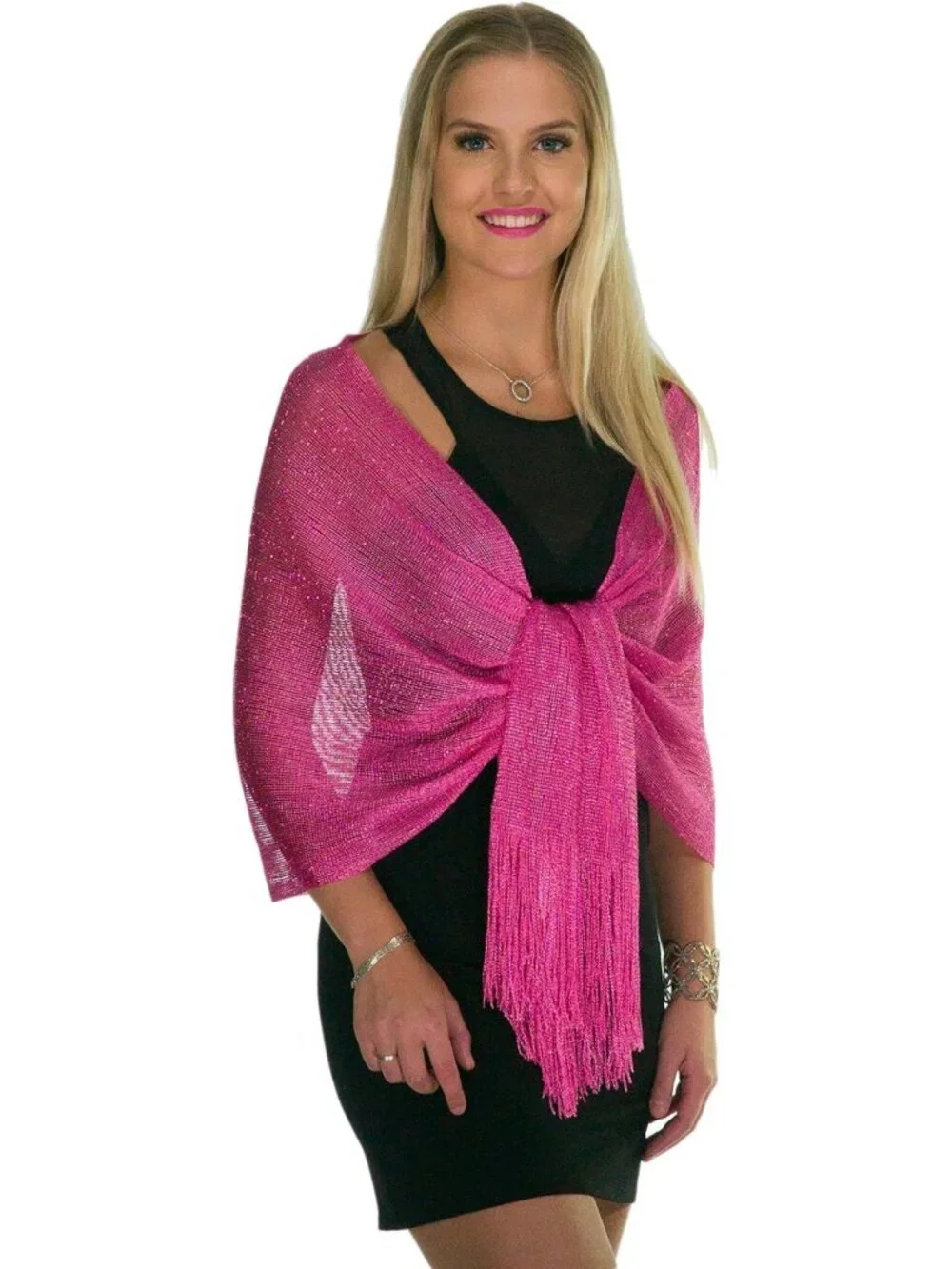 Sparkling Metallic Shawls & Wraps for Evening Dresses, Wedding Gifts & More